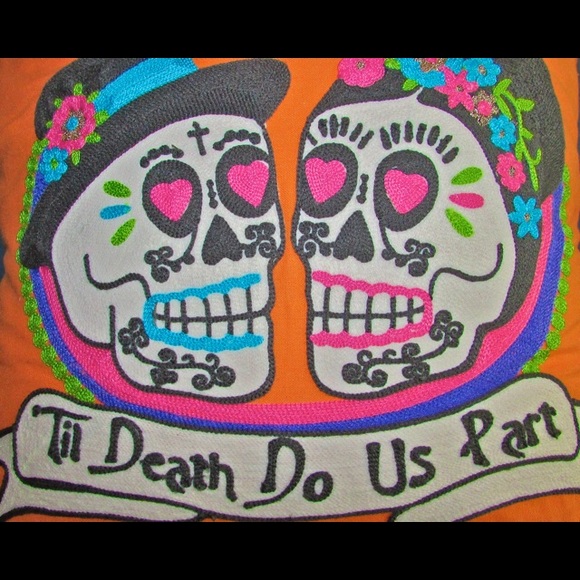 Day of The Dead Other - Day of the Dead “Til  Death Do Us Part”💀Pillow